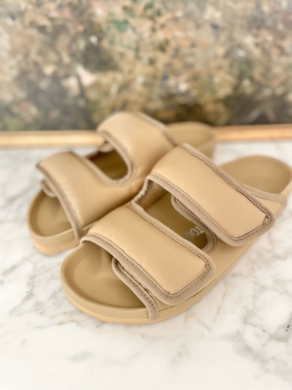 Birkenstock 1774 Cosny‎ Sandals 39 Taffy Beige Arizona NEW - Picture 2 of 13